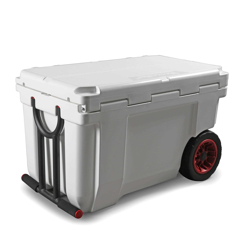 Moosejaw Rolling Hard Cooler 55 Quart Snow - Ice Fort