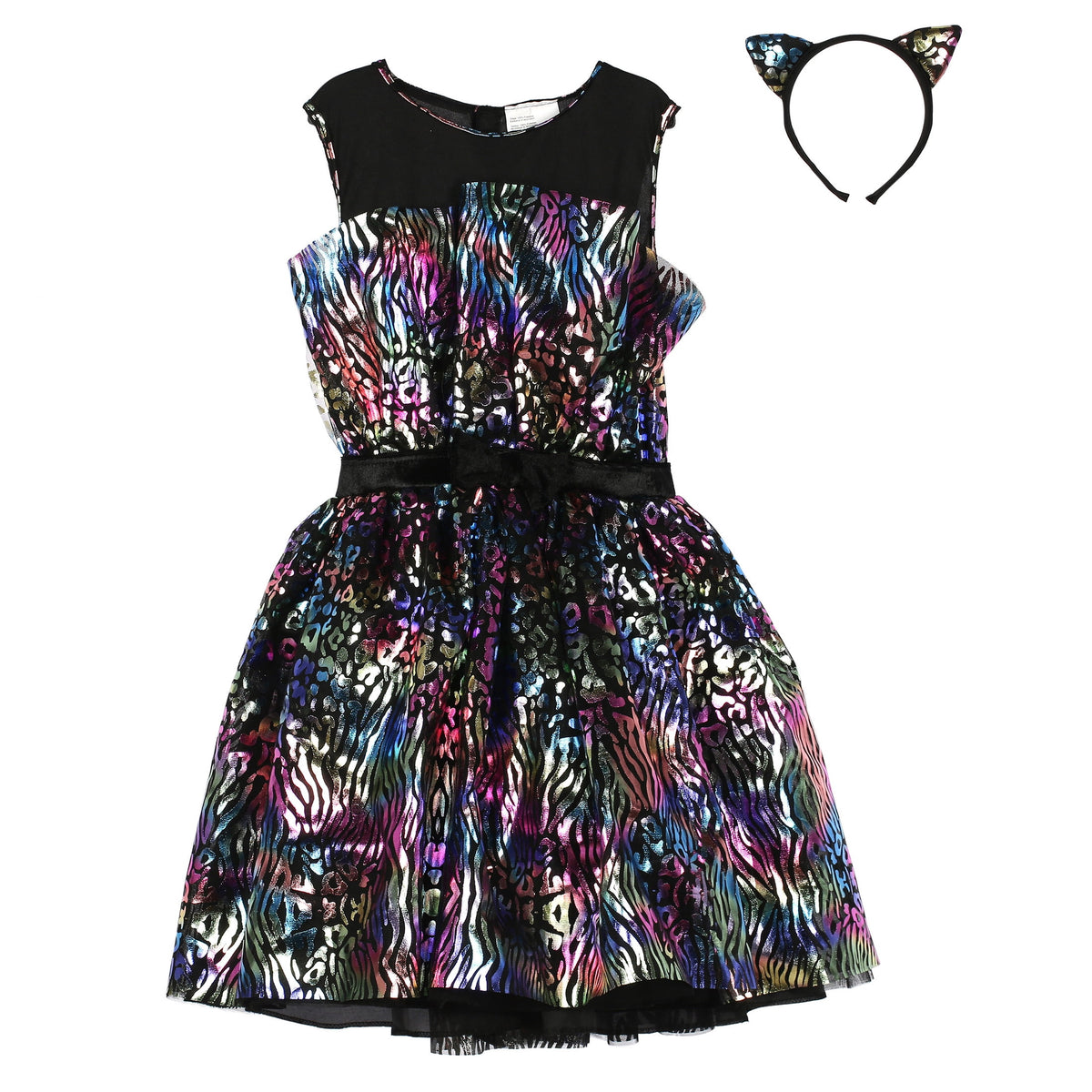 Fluffy Kitty Halloween Costume for Children, Girls' Size M (7/8), by Way to Celebrate