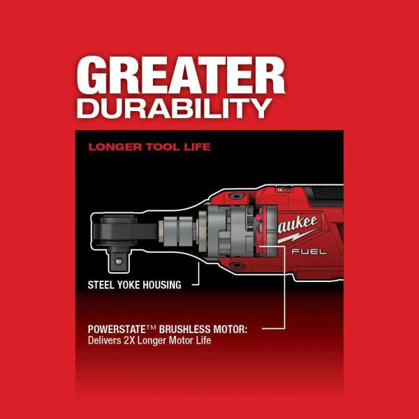M12 FUEL 12V Lithium-Ion Brushless Cordless High Speed 3/8 in Ratchet Kit With 2 Batteries, Charger And Bag - 2567-22