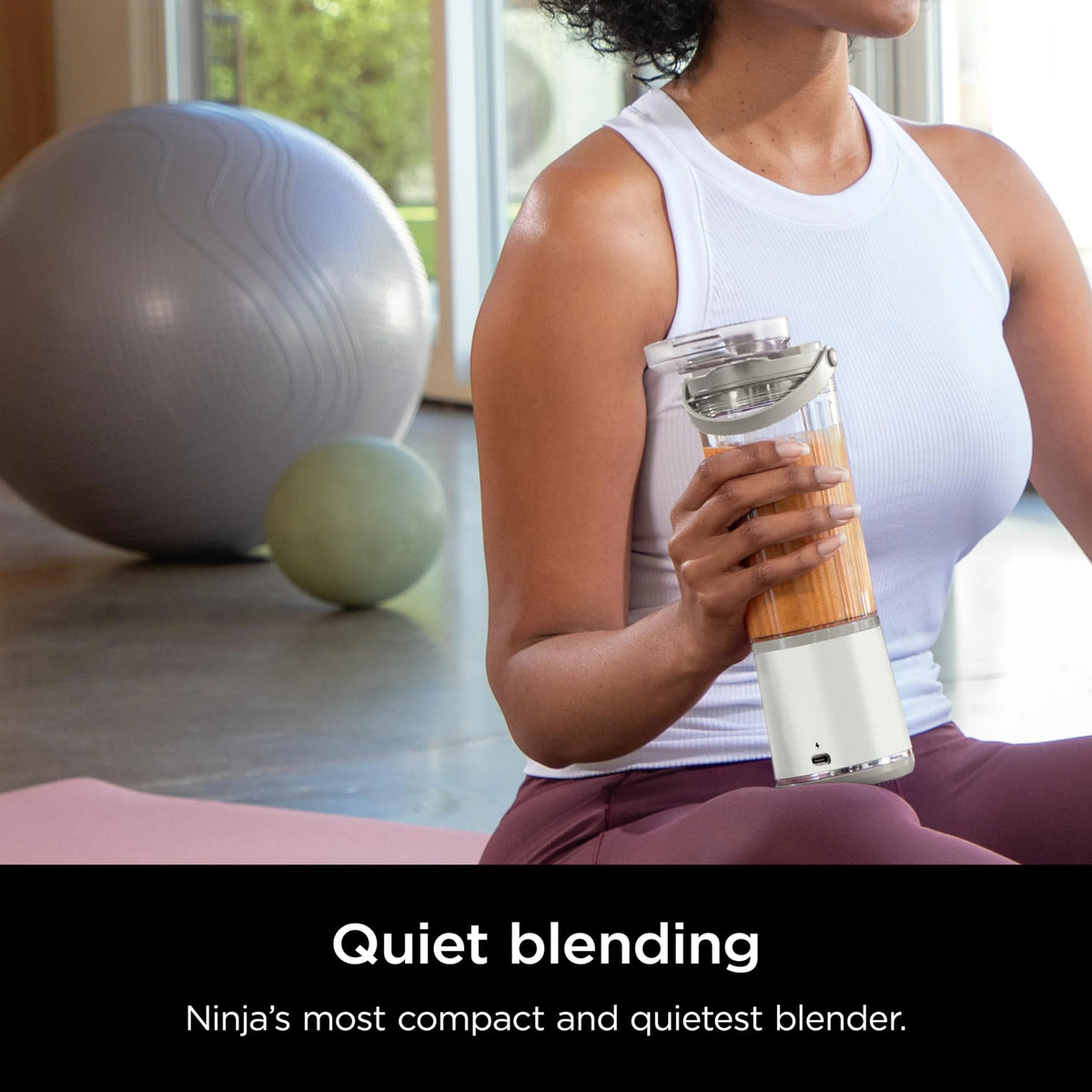 Ninja Blast Portable Personal Blender, Cordless, 18 oz, Metallic Purple - BC151PL