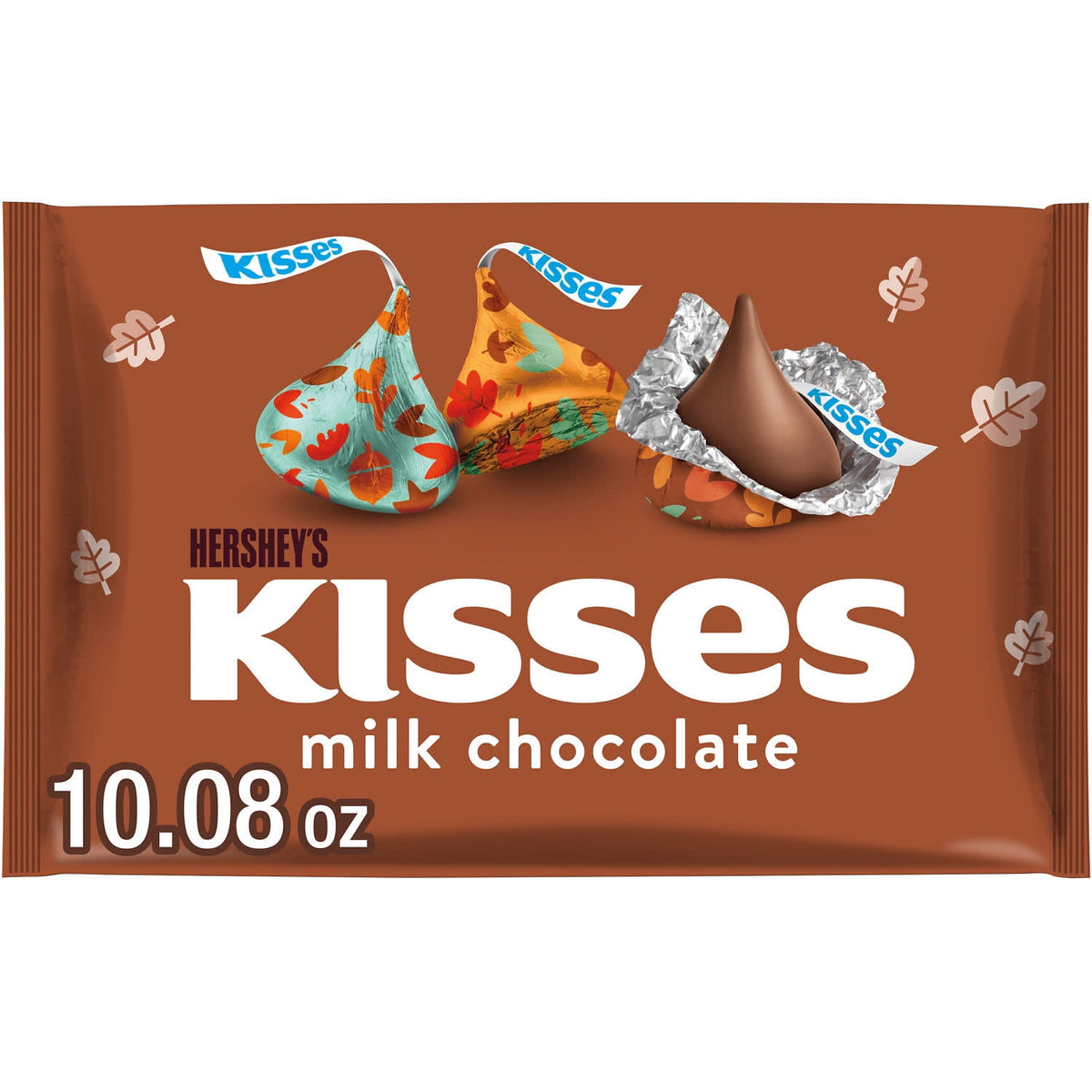 Hershey's Kisses Milk Chocolate Halloween Candy, Bag 10.08 oz