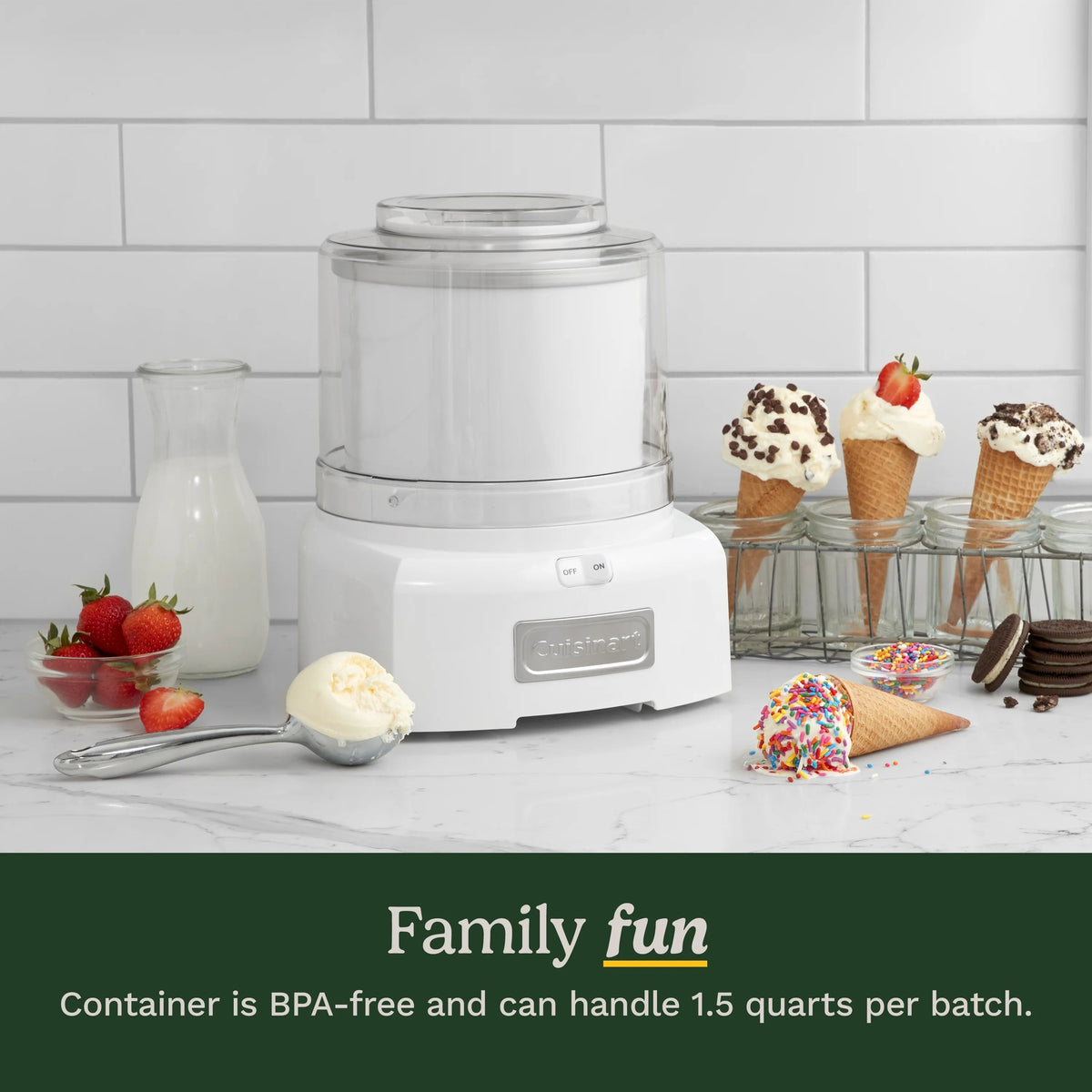 Cuisinart Frozen Yogurt, Ice Cream & Sorbet Maker