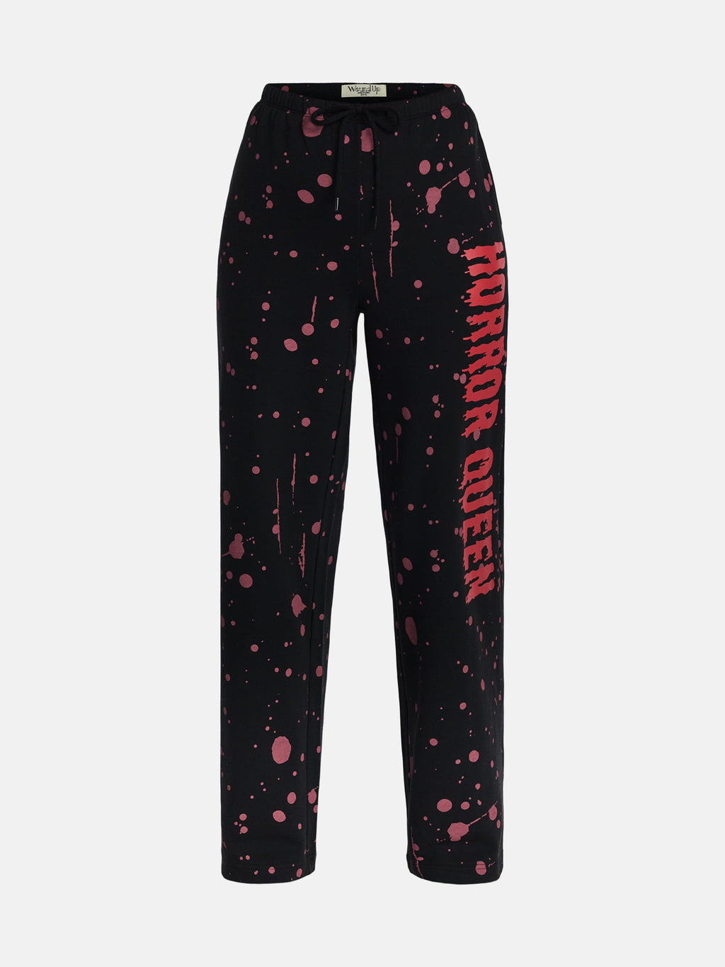 Halloween Women's Horror Queen Wide Leg Jogger Pants, Sizes XXS-XXL