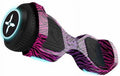 Hover-1 Rebel Kids Hoverboard With LED Headlight, 6 mph Max Speed, 130 lbs Max Weight, 3 Miles Max Distance - Pink Zebra