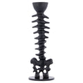 Metal Spine Candle Holder, Black, 8.6", Halloween by Way To Celebrate