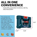 BOSCH 12V Max Cordless Drill/Driver And Impact Driver Combo Kit With 2 Batteries, Charger And Case - CLPK22-120