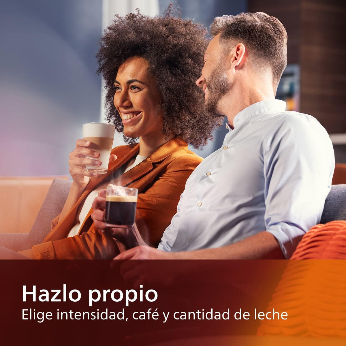 PHILIPS 5400 Fully Automatic Espresso Machine With LatteGo, 15"D x 10"W x 17"H - EP5447/94
