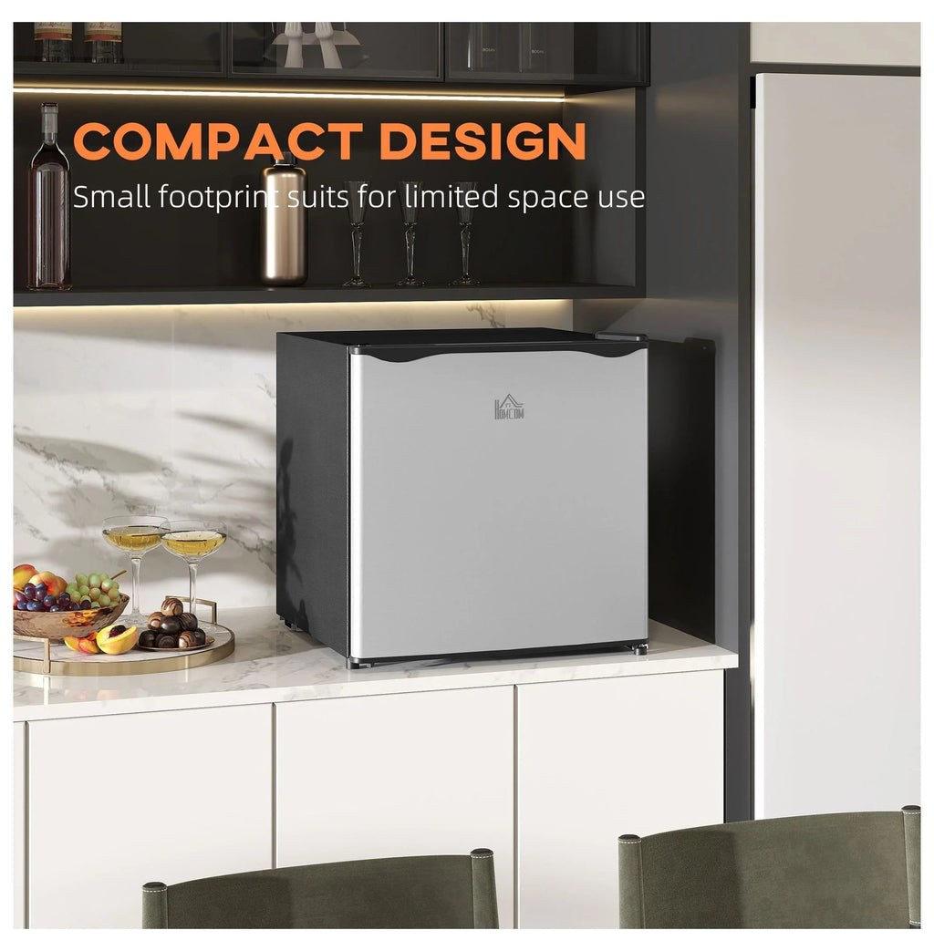 Mini Upright Freezer 1.1 Cu.Ft, Silver
