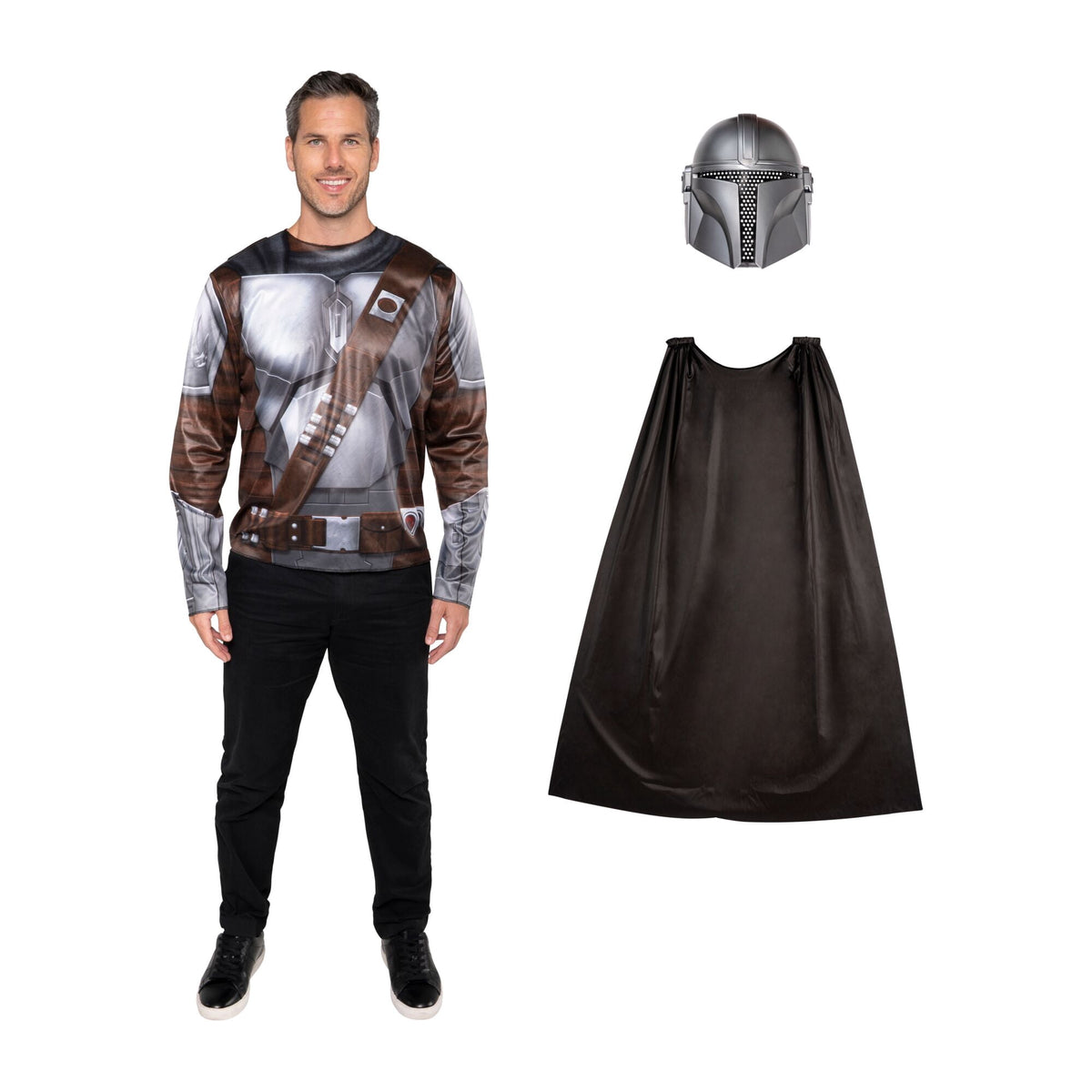 Star War's The Mandalorian 3pc Halloween Costume for Children, by Jazwares