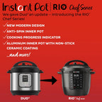Instant Pot 6QT RIO Chef Series 7-in-1 Multi-Cooker, Black