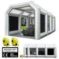 FLAPKWAN Inflatable Paint Booth 30X20X13FT With 1100W+950W Blowers