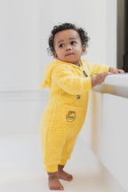 Disney Winnie the Pooh Baby Boy or Girl Cosplay Fleece Hooded Jumpsuit Yellow