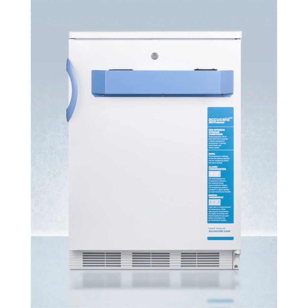 Medical/Scientific Undercounter All-Freezer, -25 C Capable, 24 in Footprint
