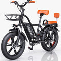 Electric Adult E-Bike 750W 48V 15AH 20in x 4.0 Fat Tire 2 Seater - UL2849