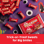 100 Grand Fun Size Halloween Chocolate Candy Bars, Halloween Candy Bulk, Crispy Crunchies and Milk Chocolate with Rich Caramel, 10 oz