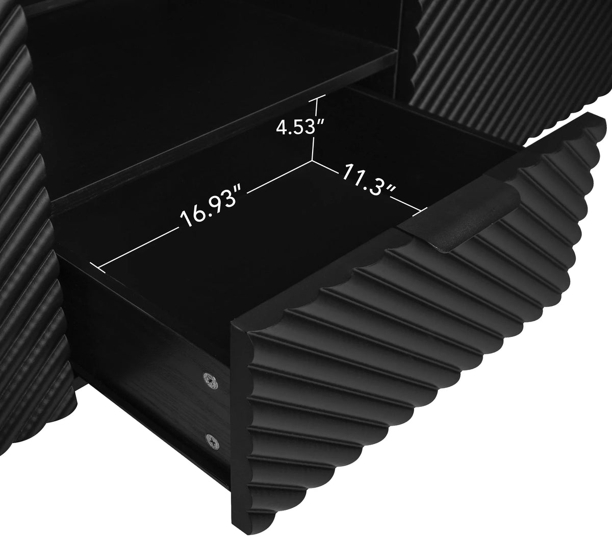 GeeHome TV Stand With Solid Iron Feet