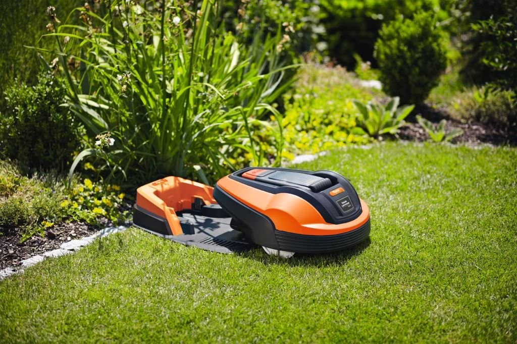 EasiLife 500 GO Robotic Lawn Mower, 500m2, Orange and Grey - 9704632-01
