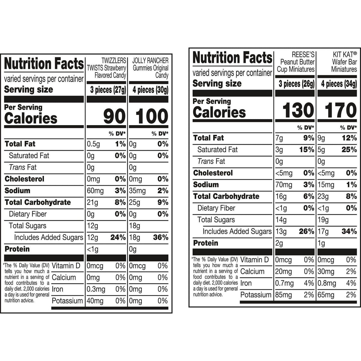 Hershey Assorted, Halloween Candy Variety Bag, 8.93 oz (30 pieces)