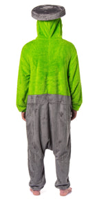Sesame Street Union Suit Adult Kigurumi Costume Pajama Fleece Hooded One Piece
