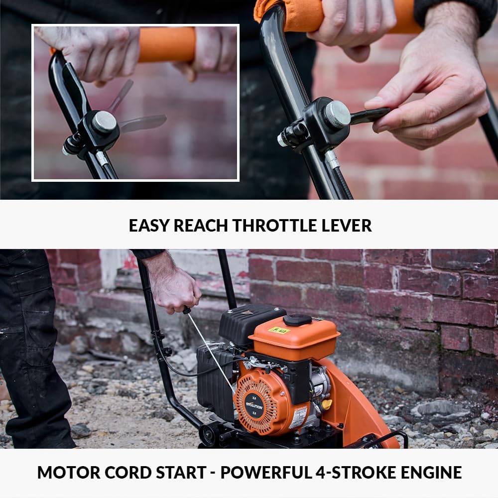 Electric Vibratory Plate Compactor For Soil, Sand, Gravel And Pavement