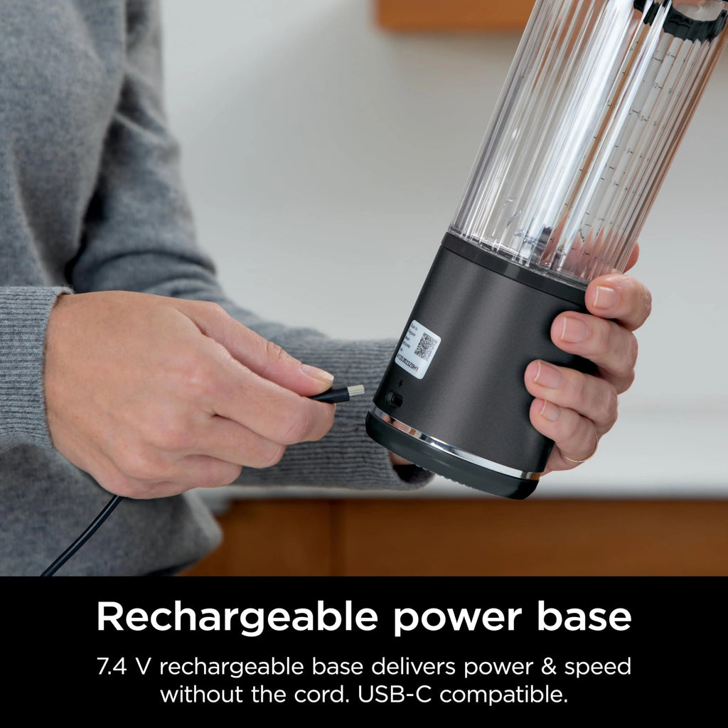 Ninja Blast Portable Personal Blender, Cordless, 18 oz, Metallic Purple - BC151PL