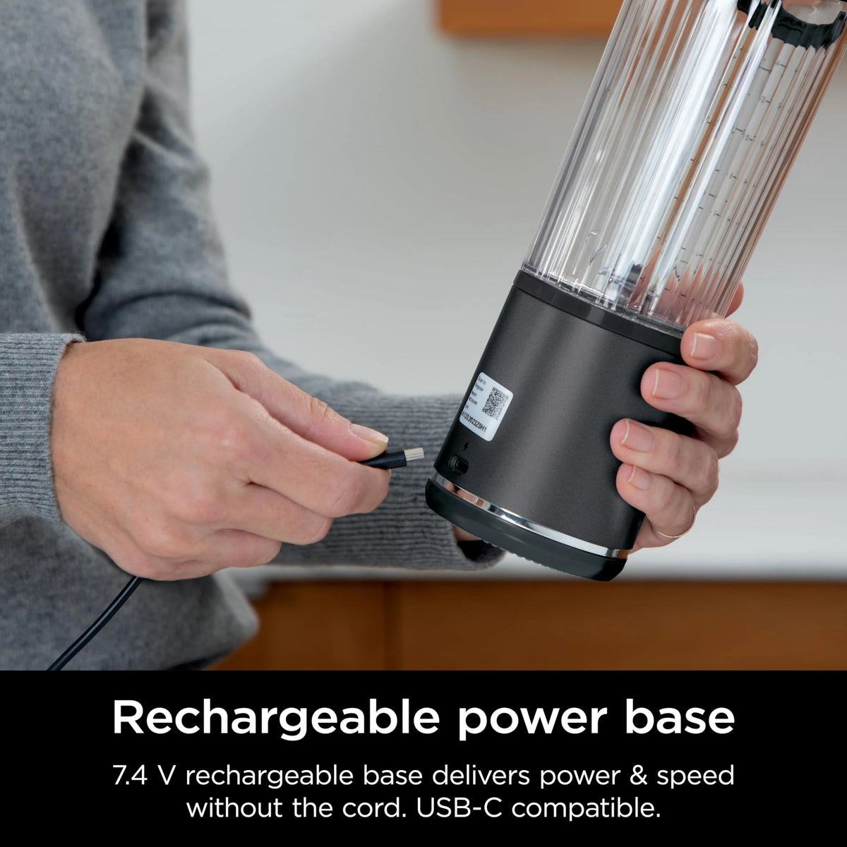 Ninja Blast Portable Personal Blender, Cordless, 18 oz, Metallic Purple - BC151PL