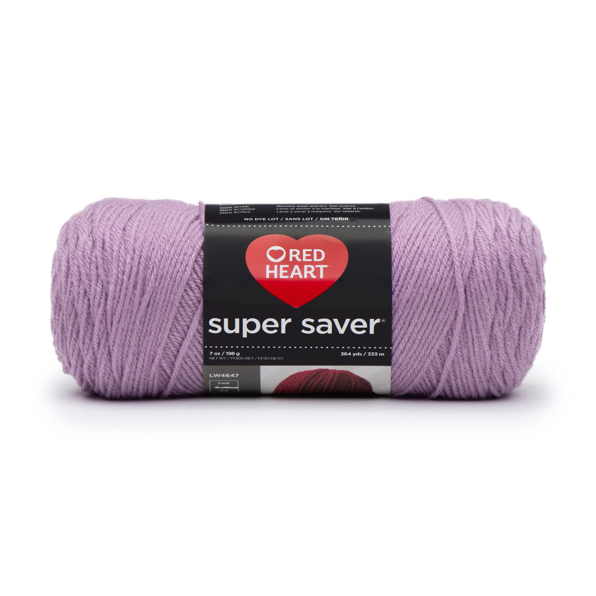 Red Heart Super Saver 4 Medium Acrylic Yarn Black 7oz 198g 364 Yards