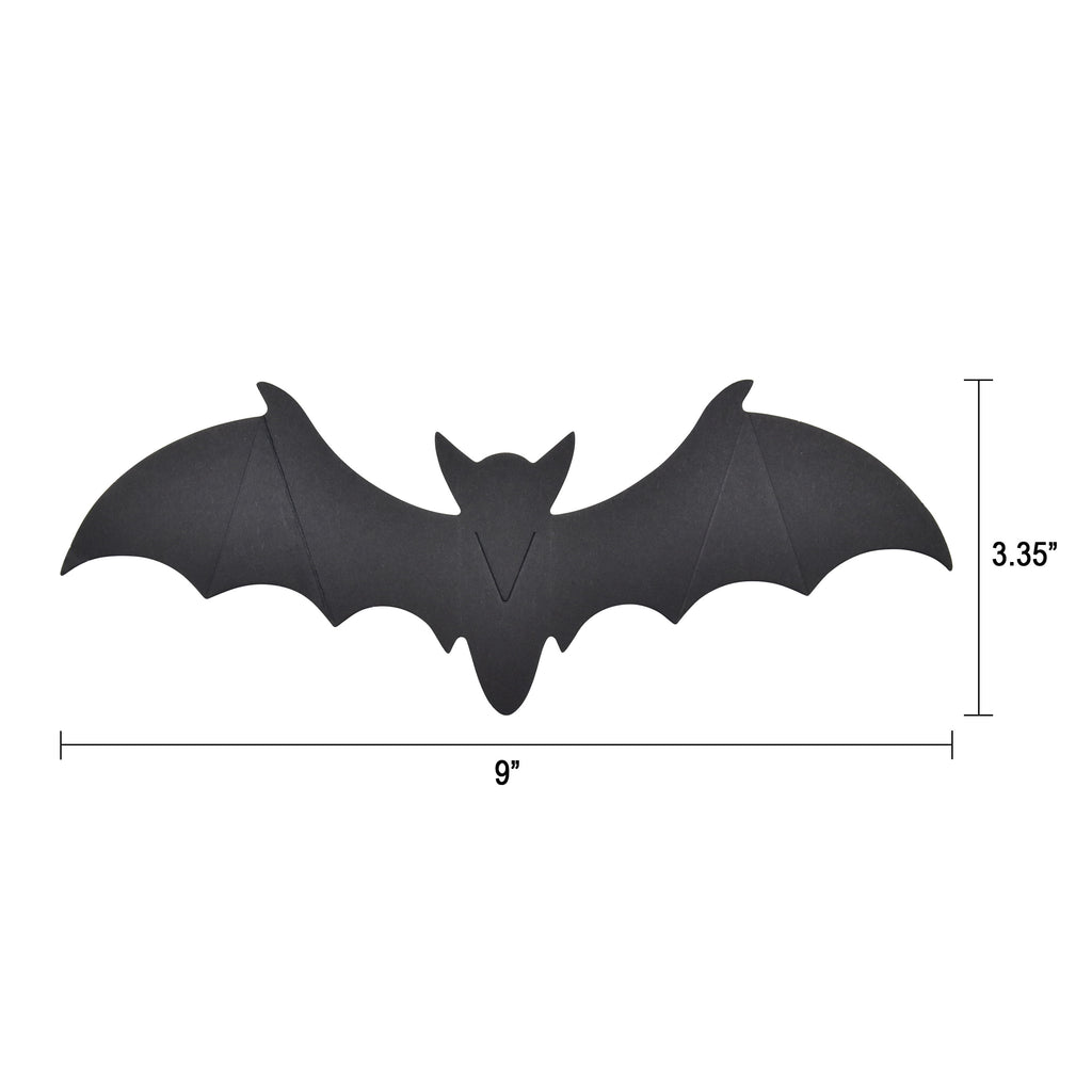 Creepy Gauze Fabric with Bats, Gray, 29.5" x 118", Halloween by Way To Celebrate