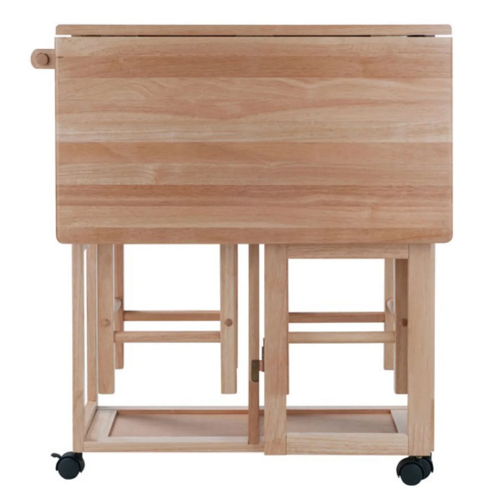 Ergode Suzanne 3-Piece Space Saver Table Set, Natural