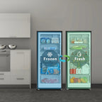Arctic King Upright Convertible Freezer/Refrigerator, 7.1 Cu Ft, White