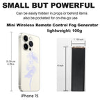 Portable Mini Smoke Machine Handheld fog Machine for Photography Cosplay Smoke Making Machine Outdoor Events, Parties