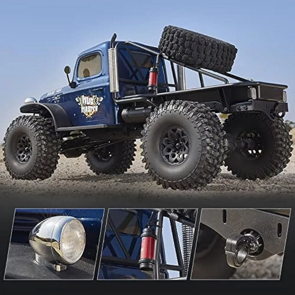 RocHobby Atlas 1/10 4WD 2.4Ghz RC Rock Crawler Truck, Yellow