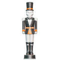 Giant Animated Skeleton Nutcracker Decoration, Black and Orange, 72", Halloween by Way To Celebrate