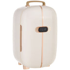 HOMCOM Portable Beauty Fridge, 0.4 Cu. Ft, 12 L, 10.75 in L x 10.75 in W x 17.5 in H - 800-136WT