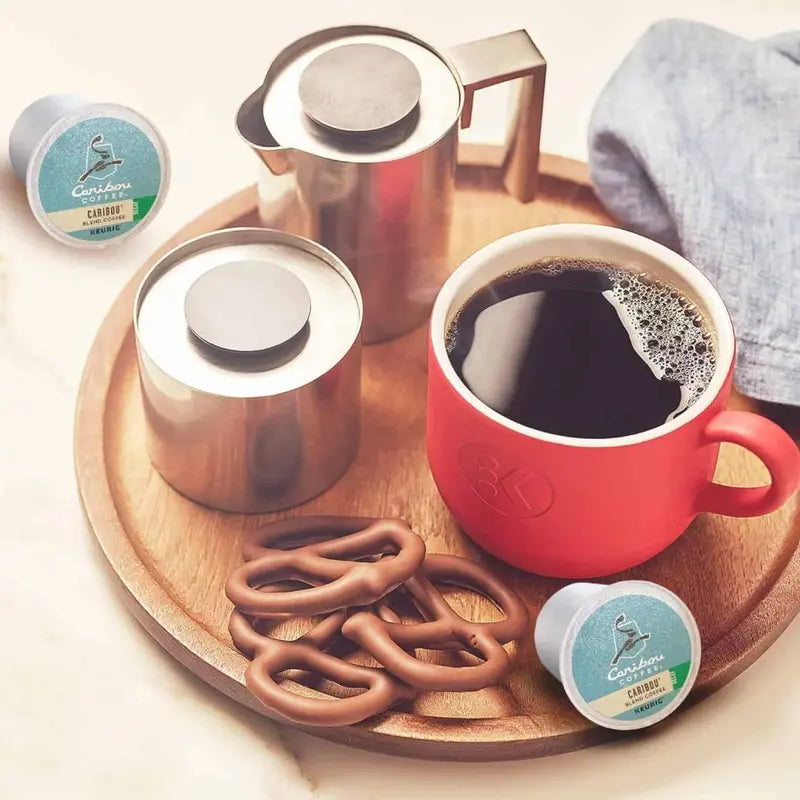 Caribou Coffee Caribou Blend Decaf K-Cup Pods, Medium Roast, 96 Count