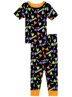 Character Toddler Halloween Short Sleeve Top and Pant Pajama Set, 2-Piece, Sizes 12M-5T