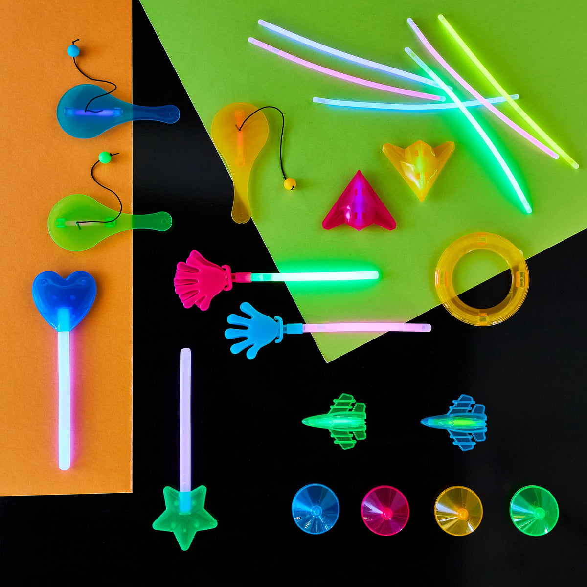 Multicolor Glow Party Favors, 24 Pieces, by Way To Celebrate