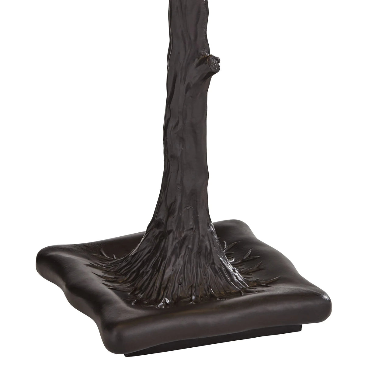 Robert Louis Tiffany Table Lamp 26 inch High Dark Bronze Cherry Blossom Stained Art Glass Shade