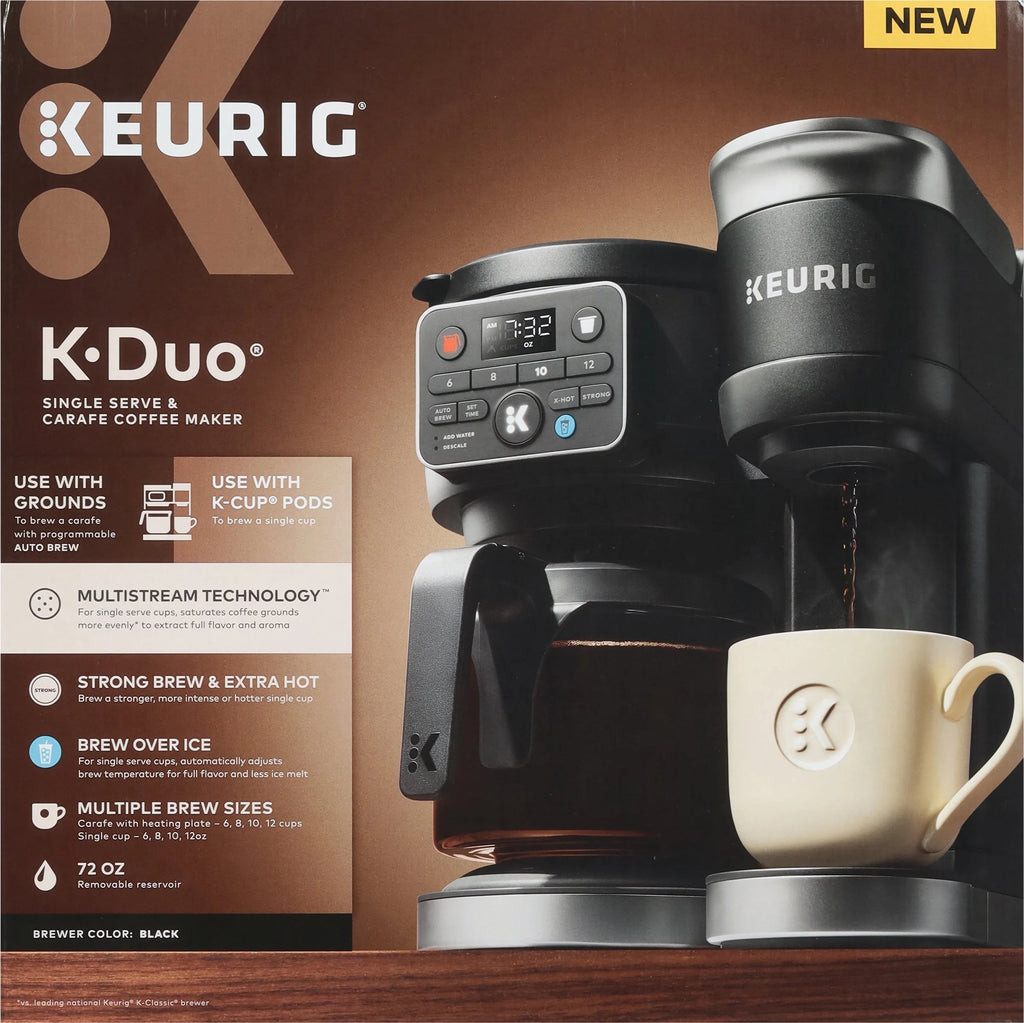Keurig Hot & Iced Single Serve And Carafe Coffee Maker, 72oz - K-Duo Gen 2