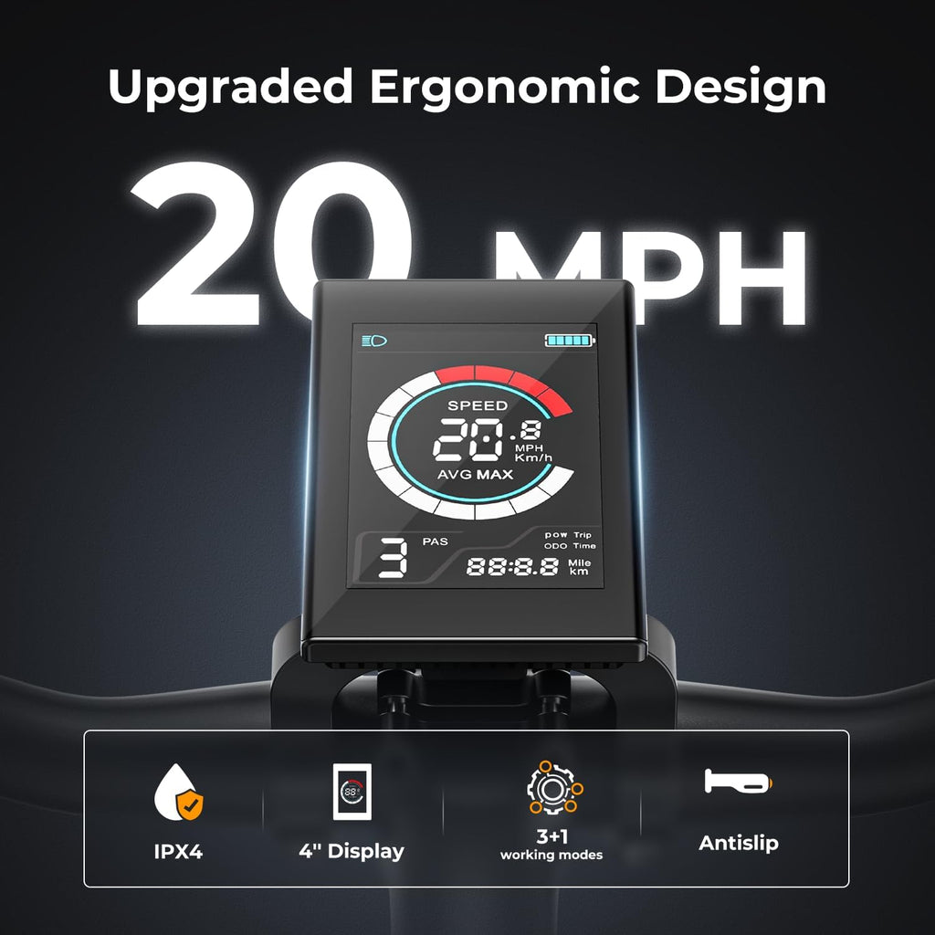500W Electric Bike With 40-Mile Range And 20 MPH Top Speed - EB5