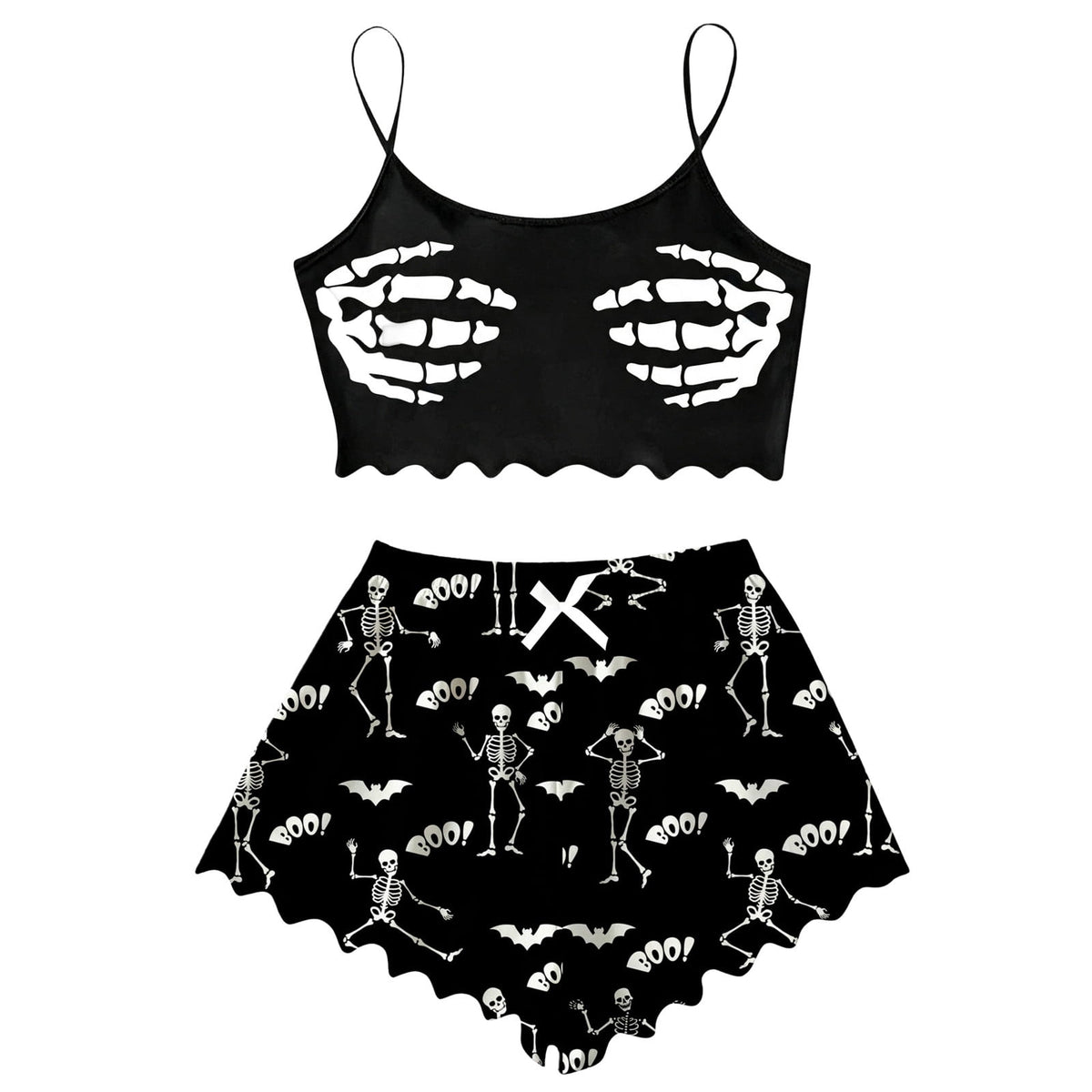 Pajamas For Women Set Halloween Cozy 2 Piece Outfit Soft Comfortable Sleepwear Loungewear Nightwear Nightclothes Homewear
