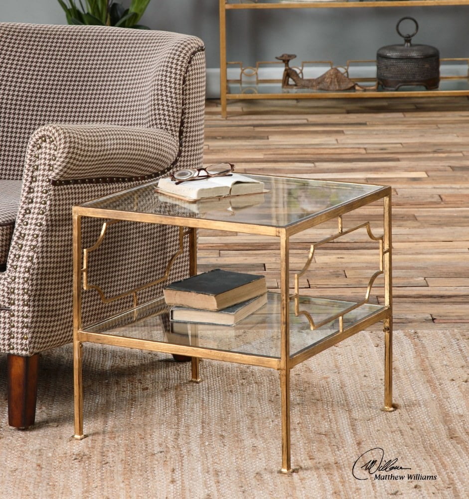 Bailey Street Home Cube Table 19 inch Wide By 19 inch Deep Clear Tempered Glass - 208-Bel-1874331