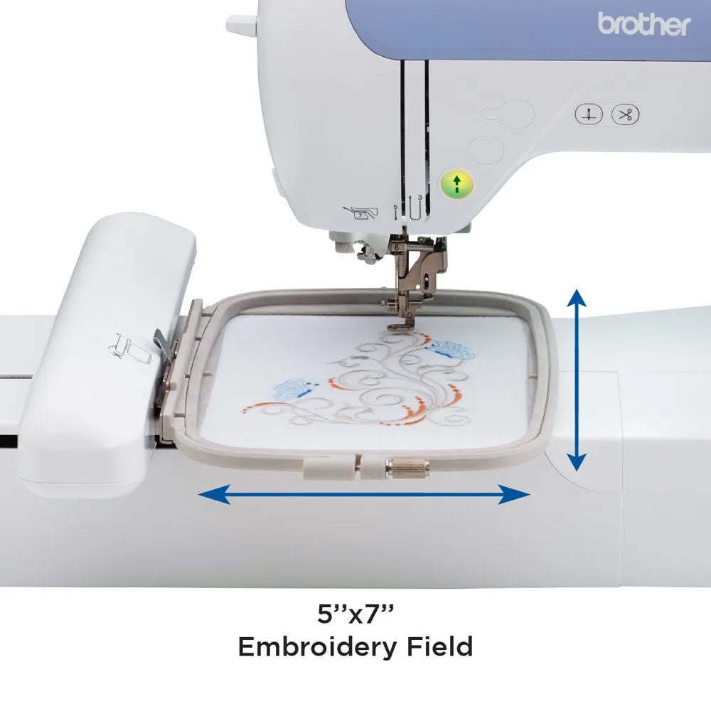 Brother Computerized Embroidery Machine With 5 in x 7 in Embroidery Area And LCD Screen - PE800