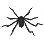 Furry Spider Decoration, Black, 50", Halloween by Way To Celebrate