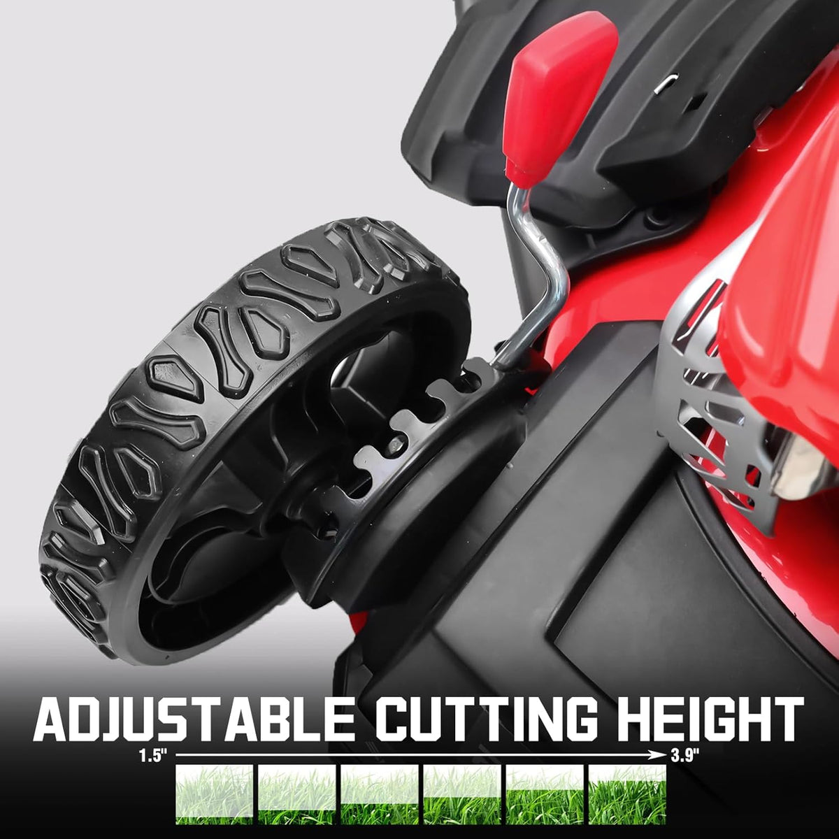 PowerSmart 18 in 144cc OHV 3-In-1 Gas-Powered Walk-Behind Lawn Mower With Mulch Bag