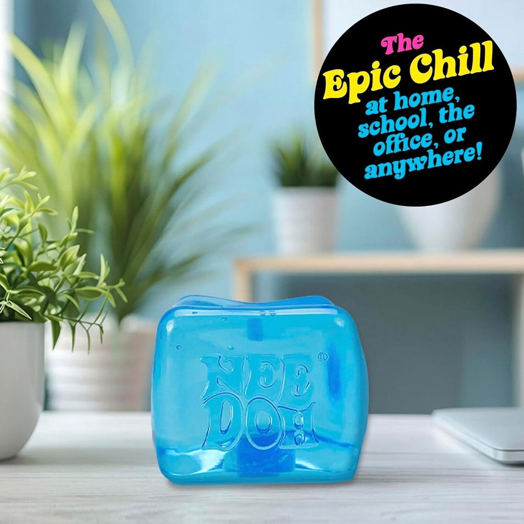 Nee Doh Nice Berg Square Sensory Toy, Blue, Ages 3+