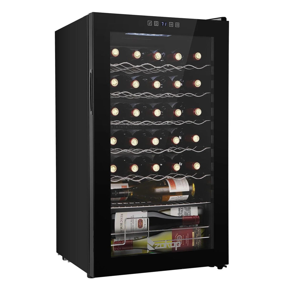Ktaxon 18 Bottle Compressor Wine Cooler, 1.8 Cu.Ft, 52L - Freestanding