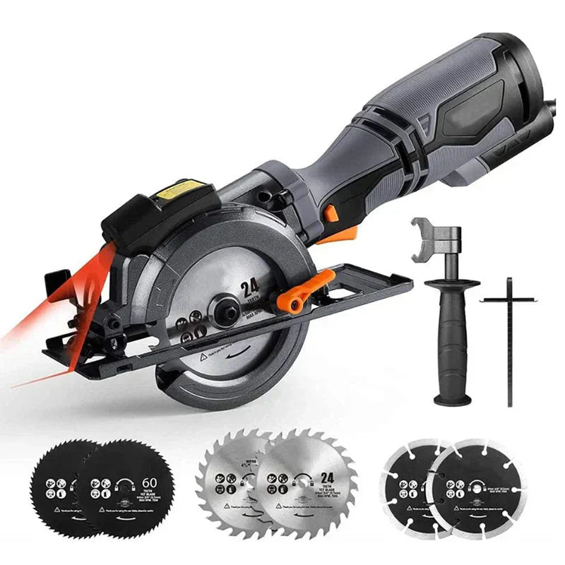 Mini Circular Saw 4 3/4 Inch With Handle - tmi3900