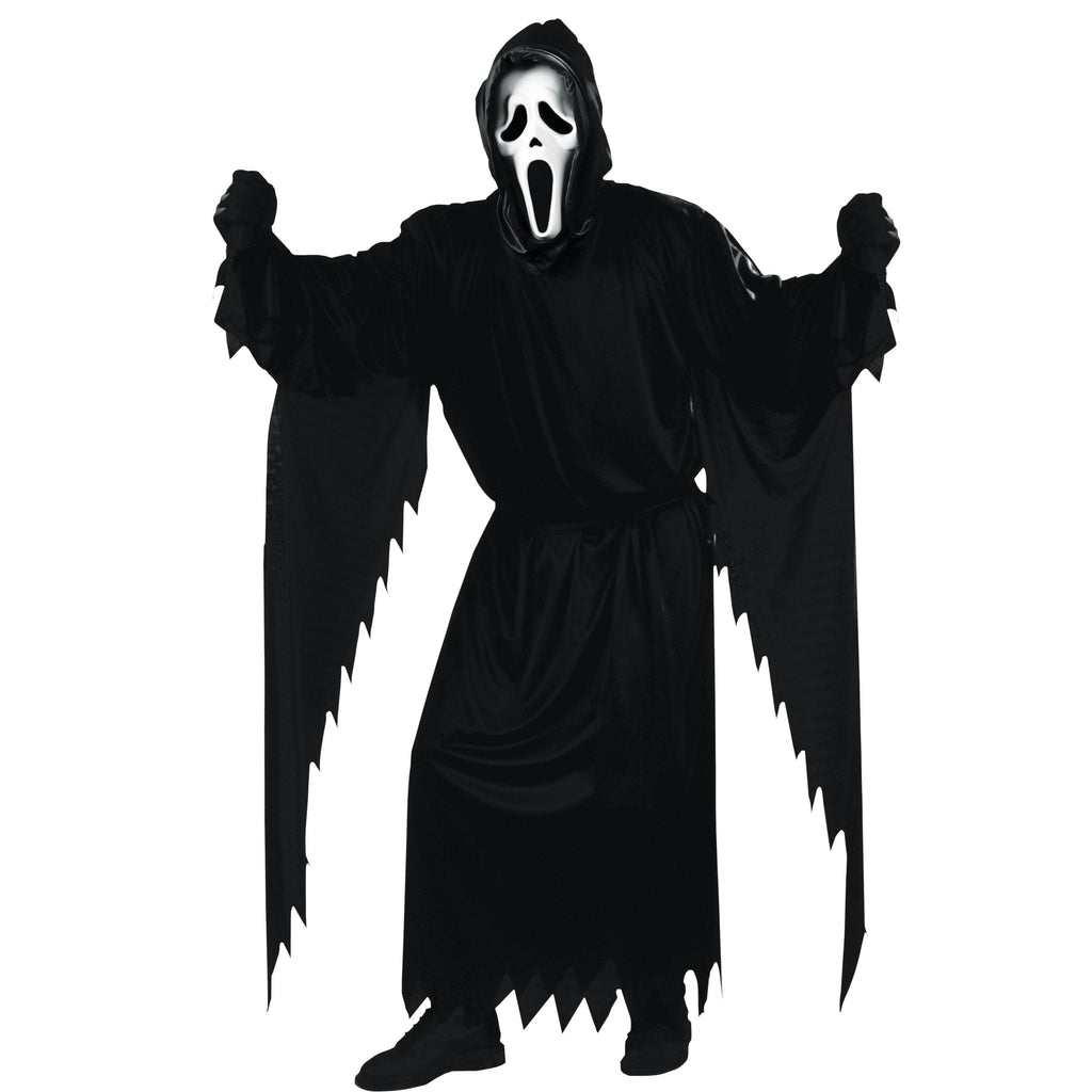 Scream Ghost Face Halloween Costume for Adults, 3-Piece, Men's Size M-XL (32-42), by Fun World