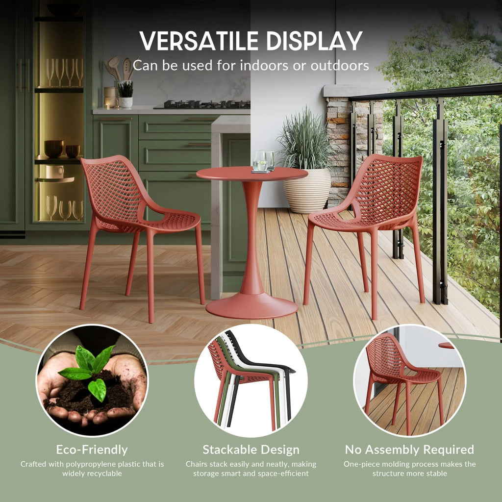 WestinTrends 5-Piece Outdoor Patio Dining Set, Olive Green - Playa